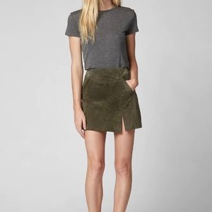 NWT Blank NYC Suede mini skirt
